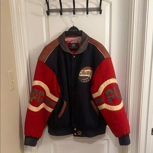 JEFF HAMILTON LEATHER Pepsi Bomber Jacket